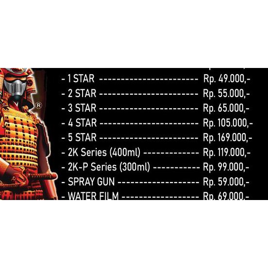 (PRIMER) KPP Plastik Primer - SAMURAI PAINT Cat semprot/Pilox/Aerosol