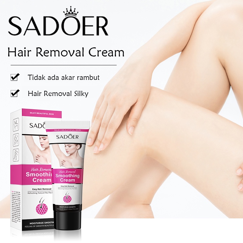 SADOER Hair Removal Moisturizing Set Hair Removal Cream Krim Penghilang Bulu Perontok Bulu ketiak