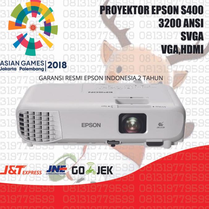 Termurah.. Proyektor Infocus Epson Eb S400, 3200 Ansi Svga