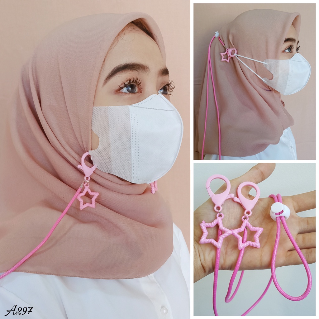 PGX Strap Masker 2in1 Konektor Headloop Tali Masker Kalung Masker Aksesoris Fashion - A297