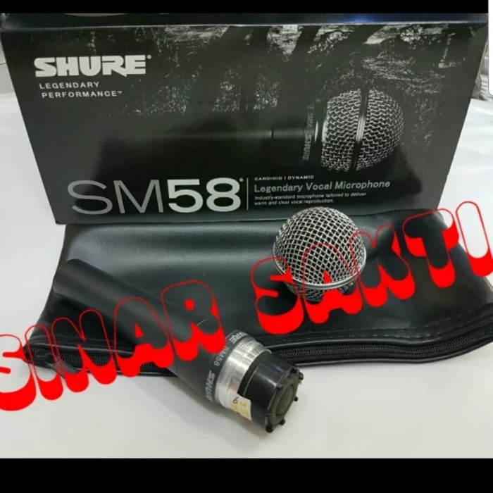 {MusikStore} mic/Microphone shure SM 58 Semi Original Grade A Murah