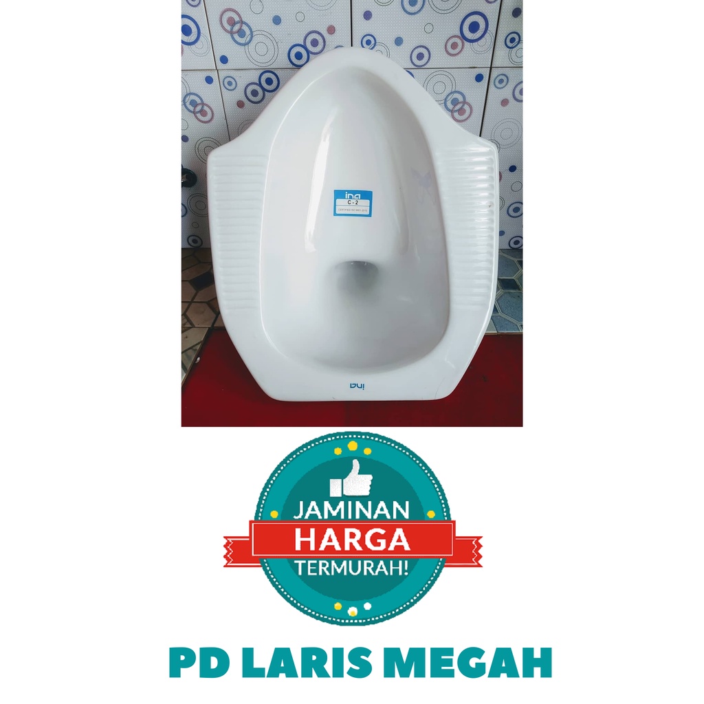 Kloset Jongkok Ina Putih / Closet Jongkok Ina Putih