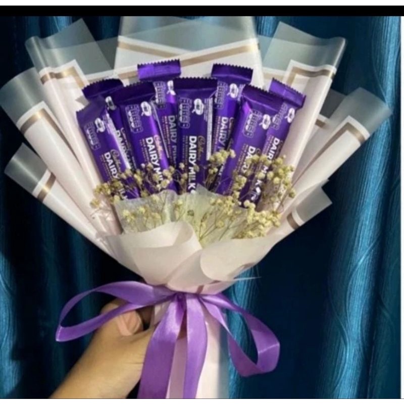 Bucket Coklat Dairy Milk Cute Purple