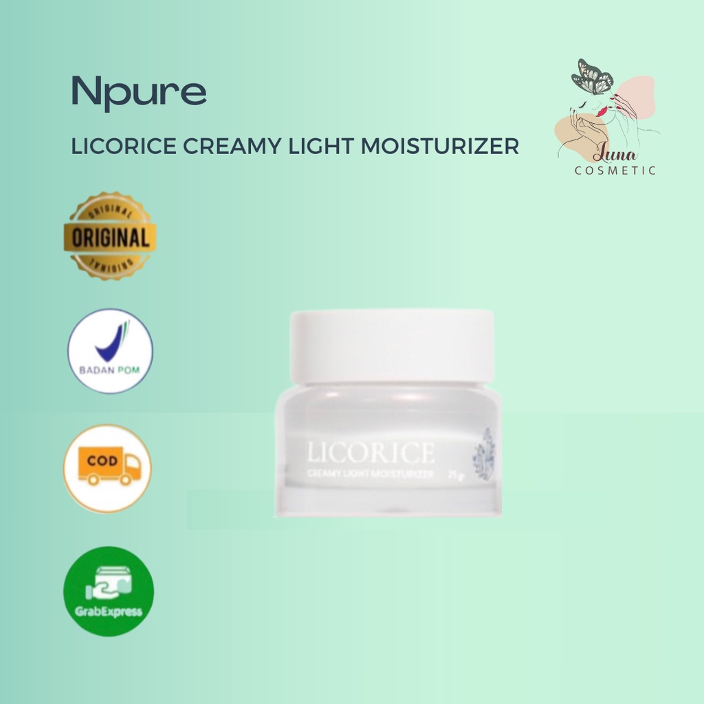 NPURE LICORICE CREAMY LIGHT MOISTURIZER