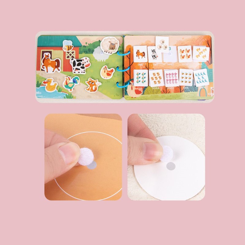 Mainan Edukasi Anak DIY BUSY BOOK RING Buka Anak Kreatif Diy Puzzle