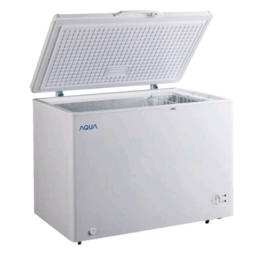 KULKAS BOX CHEST FREEZER AQUA 300 LITER TYPE AQF 310