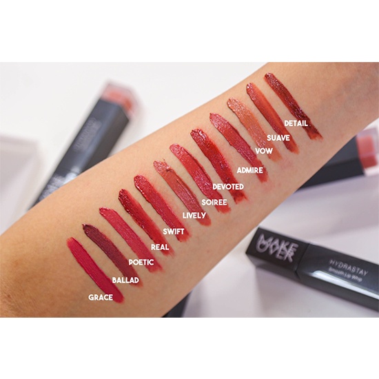 Make Over Hydrastay Smooth Lip Whip - Lipcream untuk bibir kering