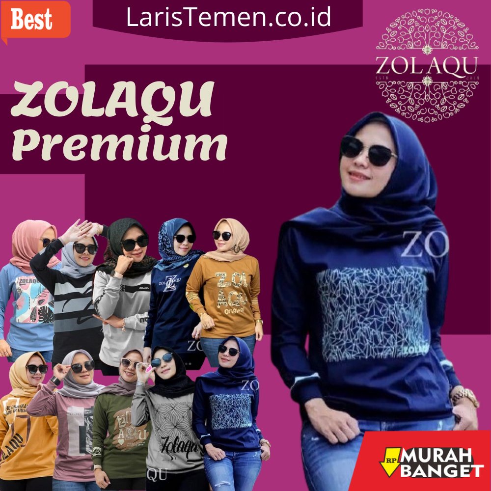 atasan wanita terbaru 2022 kaos zolaqu (01) baju kaos atasan zolaqu zolaku jolaku jolaqu senam olahr