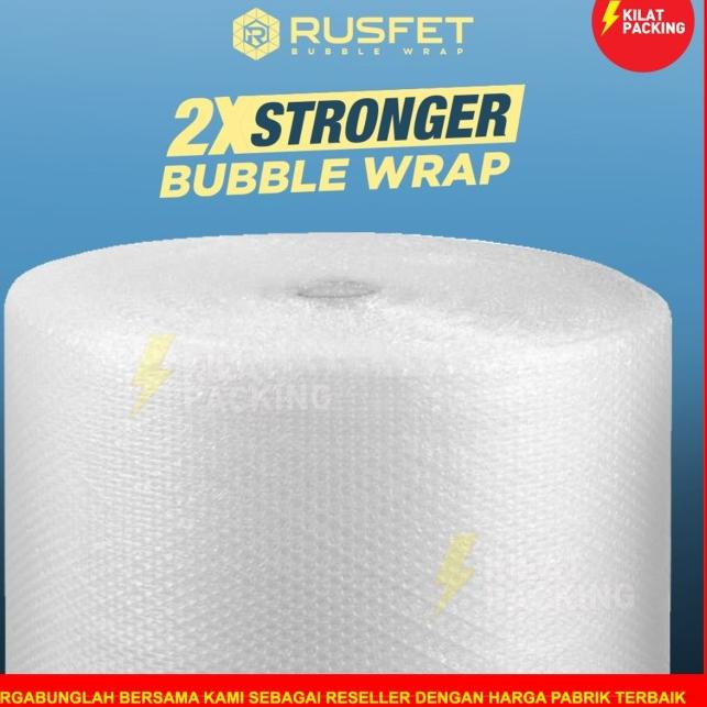 

PLASTIK BUBBLE / BUBBLE WRAP 125CM X 50M DKM+ PREMIUM MURAH - HITAM TEBAL