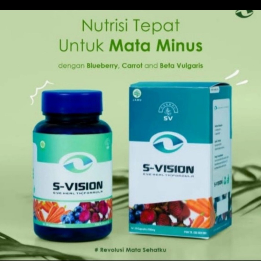 S-Vision & Smart Eyetech Obat Mata Minus Herbal Silinder Katarak Ampuh