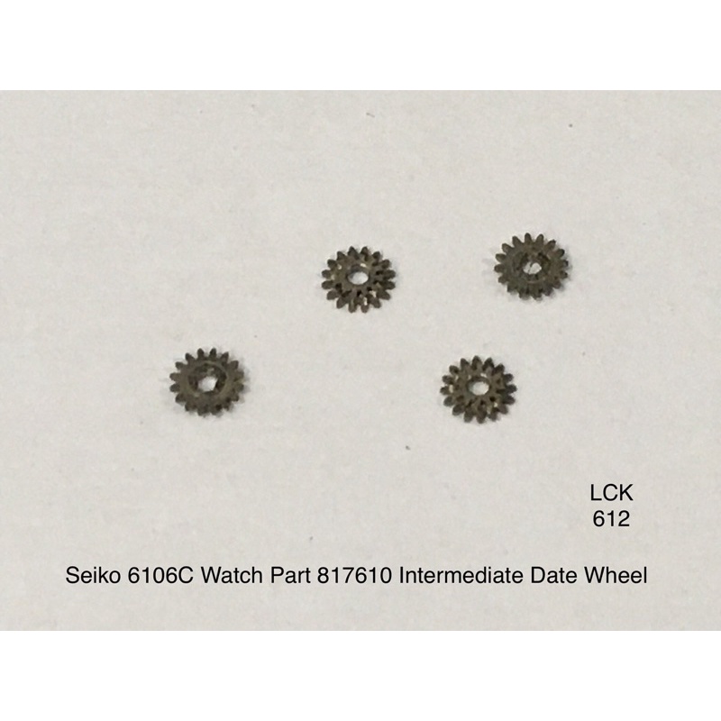 Seiko 6106 Watch Part 817610 Intermediate Date Wheel / Roda Tanggal 6106 untuk Suku Cadang Arloji Se