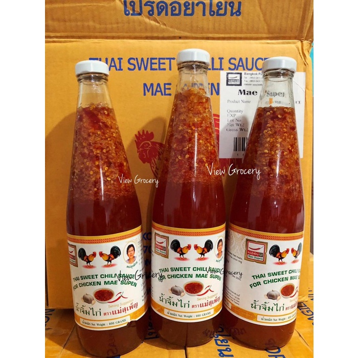 

THAI SWEET CHILI SAUCE MAE SUPEN 930 GR / DIPPING SAUCE THAILAND