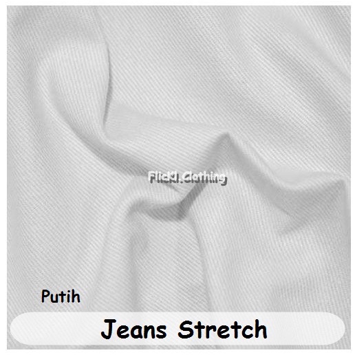 Bahan Kain Jeans Stretch Denim Melar Jeans Melar Raw Mentah Kaku Stretch Melar