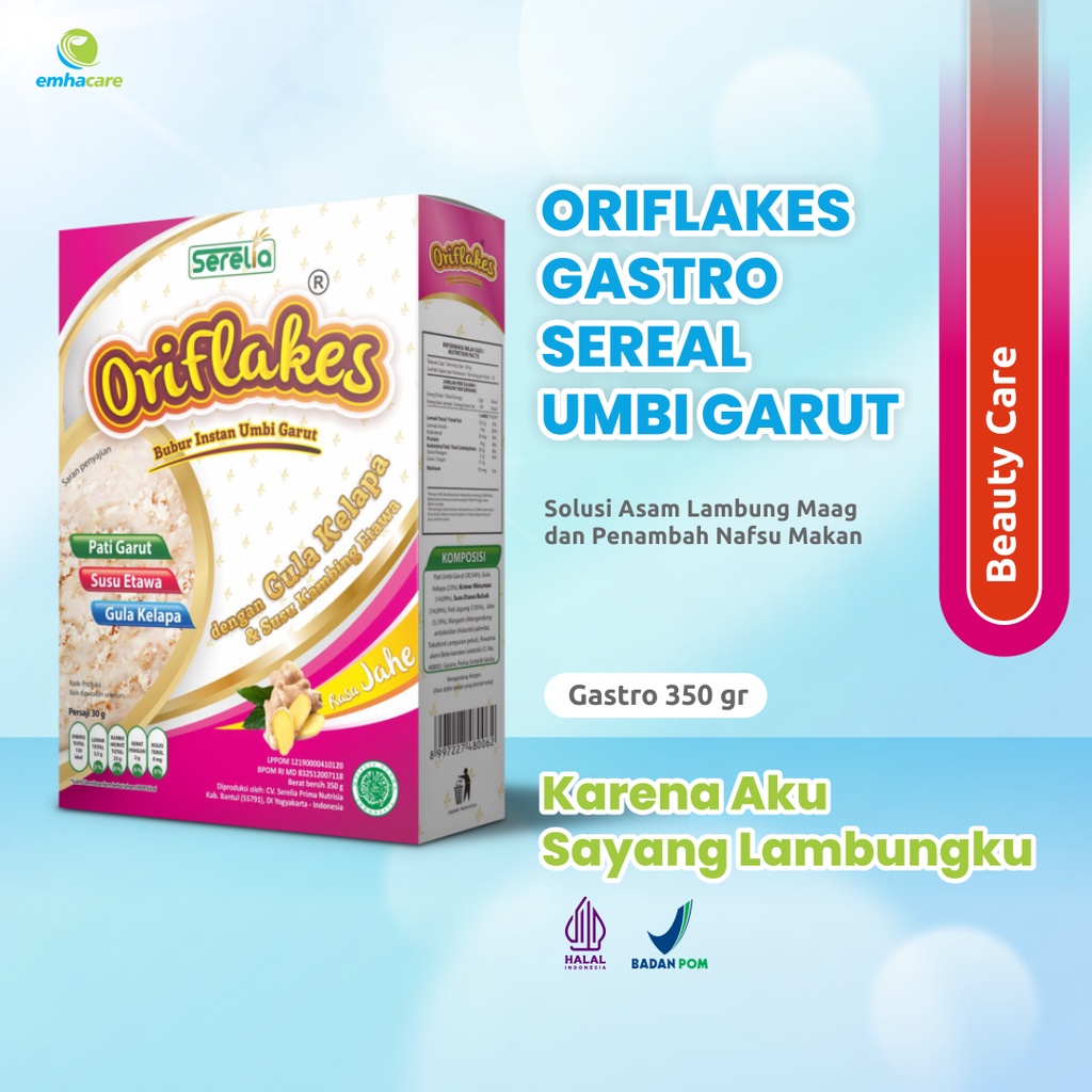 

Oriflakes Gastro Jahe Vanilla 900 gr