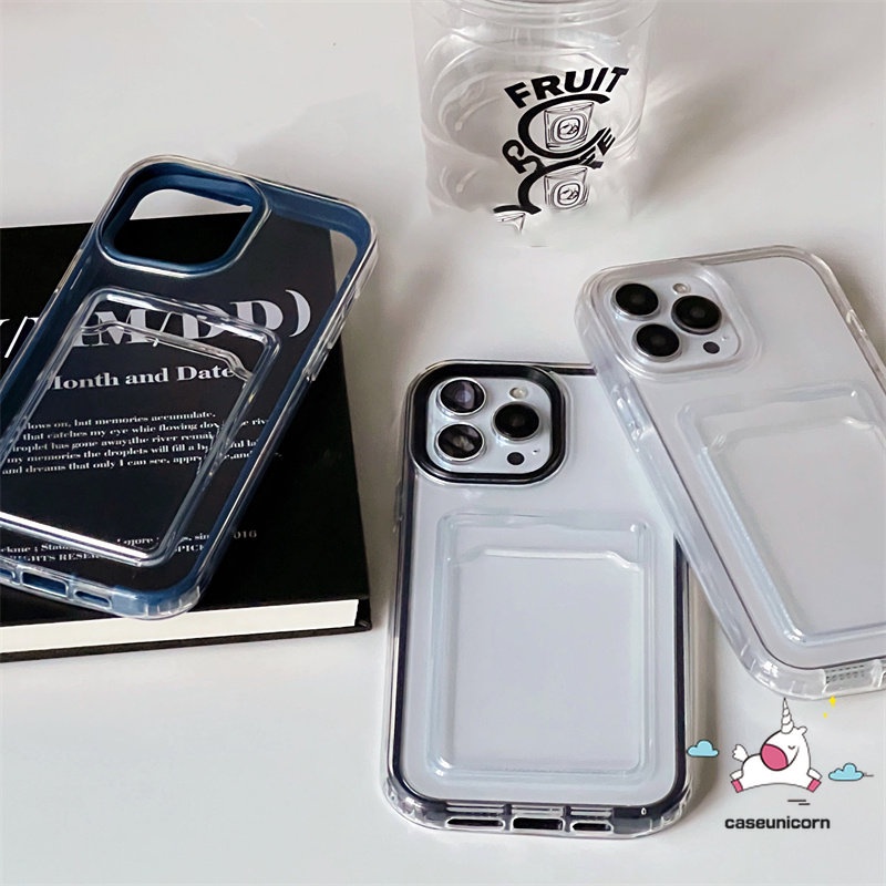 3in1 Casing Soft Case + Dompet Kartu Untuk iPhone 11 13 12 14 Pro MAX XR 7 8 6 6S Plus X XS MAX SE 2020