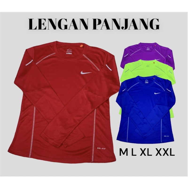BAJU SENAM LENGAN PANJANG KAOS DRYFIT WANITA LENGAN PANJANG BAJU OLAHRAGA SENAM AEROBIK ZUMBA