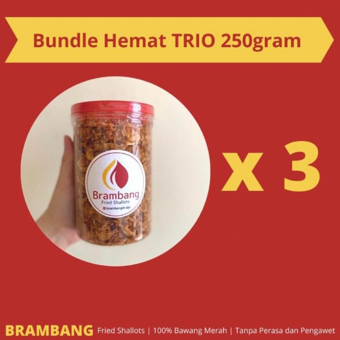 

BRAMBANG Bundle Hemat TRIO 250 gram