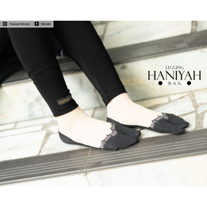 LEGGING HANIYAH ORIGINAL BY NIRMALA BAHAN JERSEY TEBAL PREMIUM