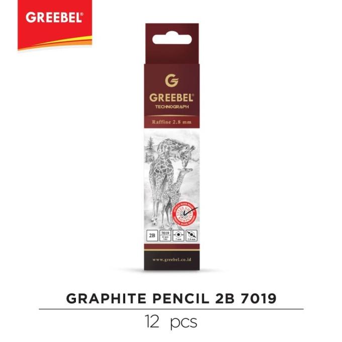 

BISA COD GREEBEL 7019 TECHNOGRAPH RAFFINE 2.8 GRAPHITE PENCIL 2B (12 PCS/SET) /ALAT TULIS AESTHETIC/ALAT TULIS SEKOLAH/ALAT TULIS SET/ALAT TULIS LENGKAP/ALAT TULIS ANAK/ALAT TULIS LUCU