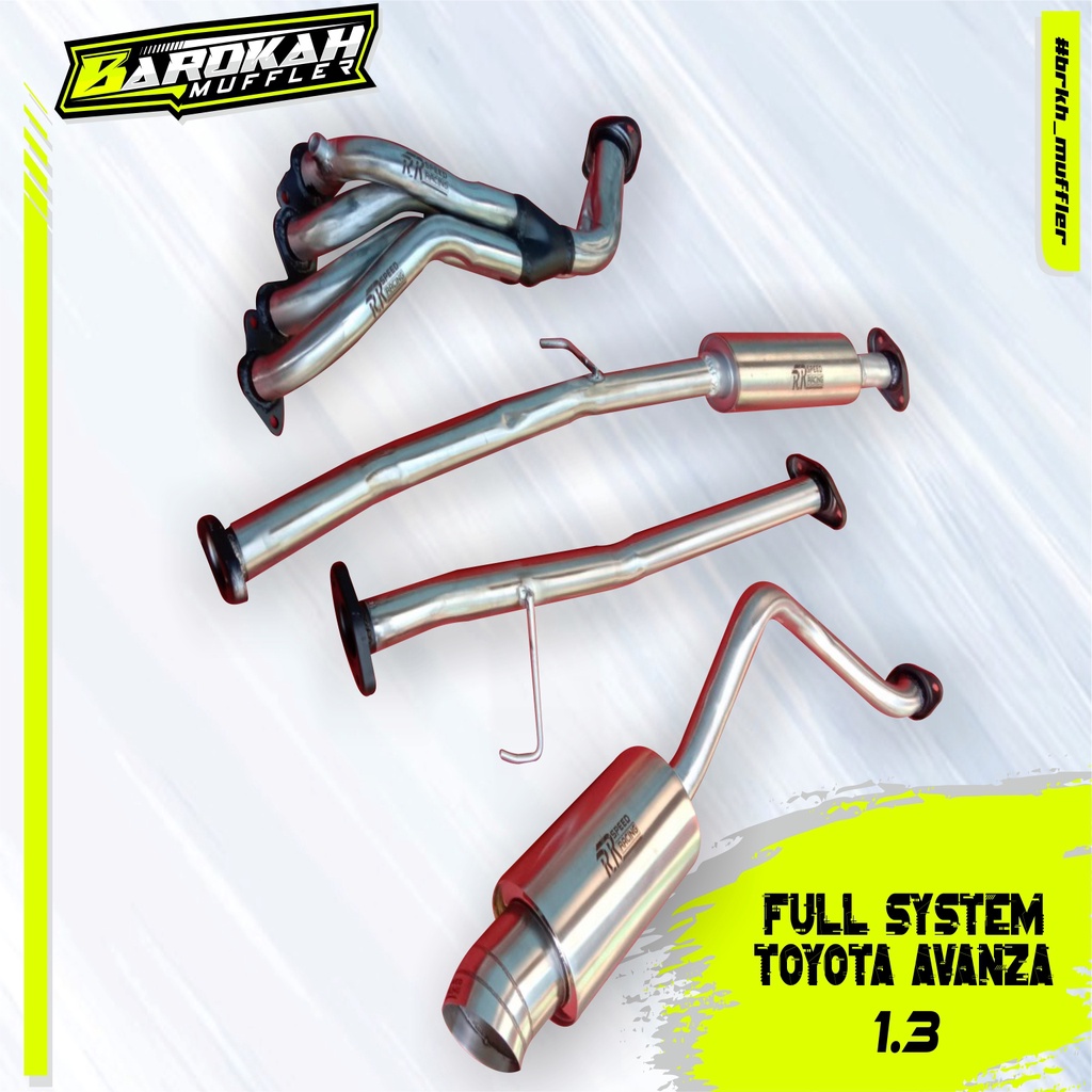 Knalpot Mobil Full System Toyota Avanza 1.3