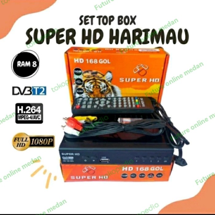 Set Top Box TV HD168gol Harimau super HD , alat untuk sinyal digital