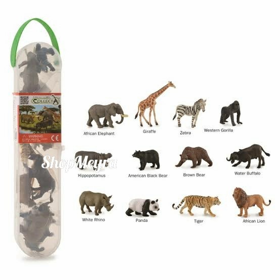 Collecta Figure Box of Mini Wildlife Animal