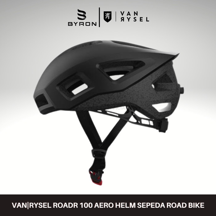 BTWIN Helm Sepeda Van Rysel RoadR 100 Road Bike MTB Sepeda Lipat-Black