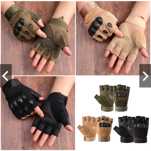 SARUNG TANGAN Military / SARUNG TANGAN TACTICAL / TACTICAL GLOVE HALF FINGER