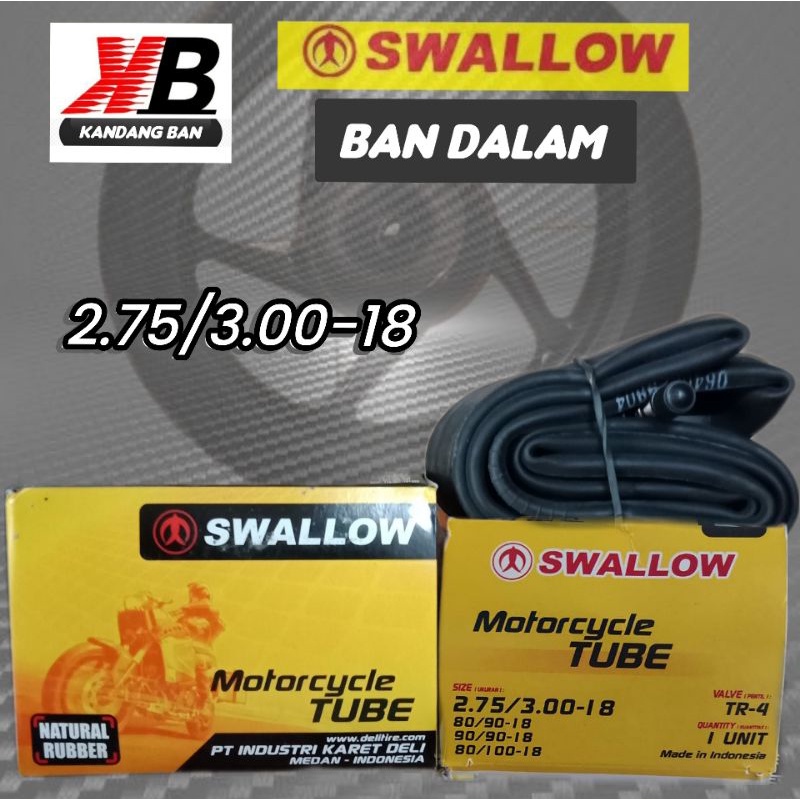 BAN DALAM SWALLOW 2.75/3.00-18 (PRODUK DI JAMIN ASLI)