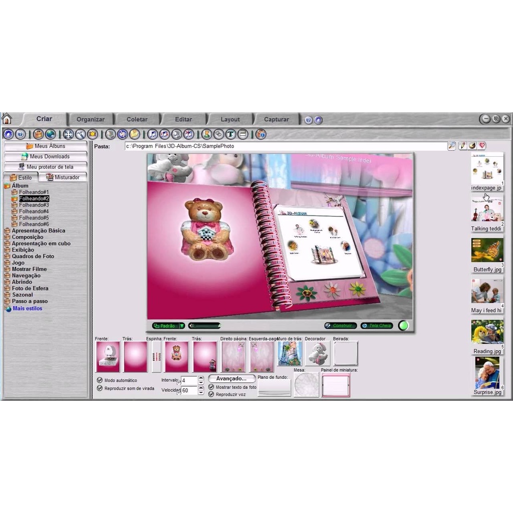 3D Album Commercial Suite 3.30 Full Version Aktif Lifetime Software pengolah foto untuk dijadikan video atau slide