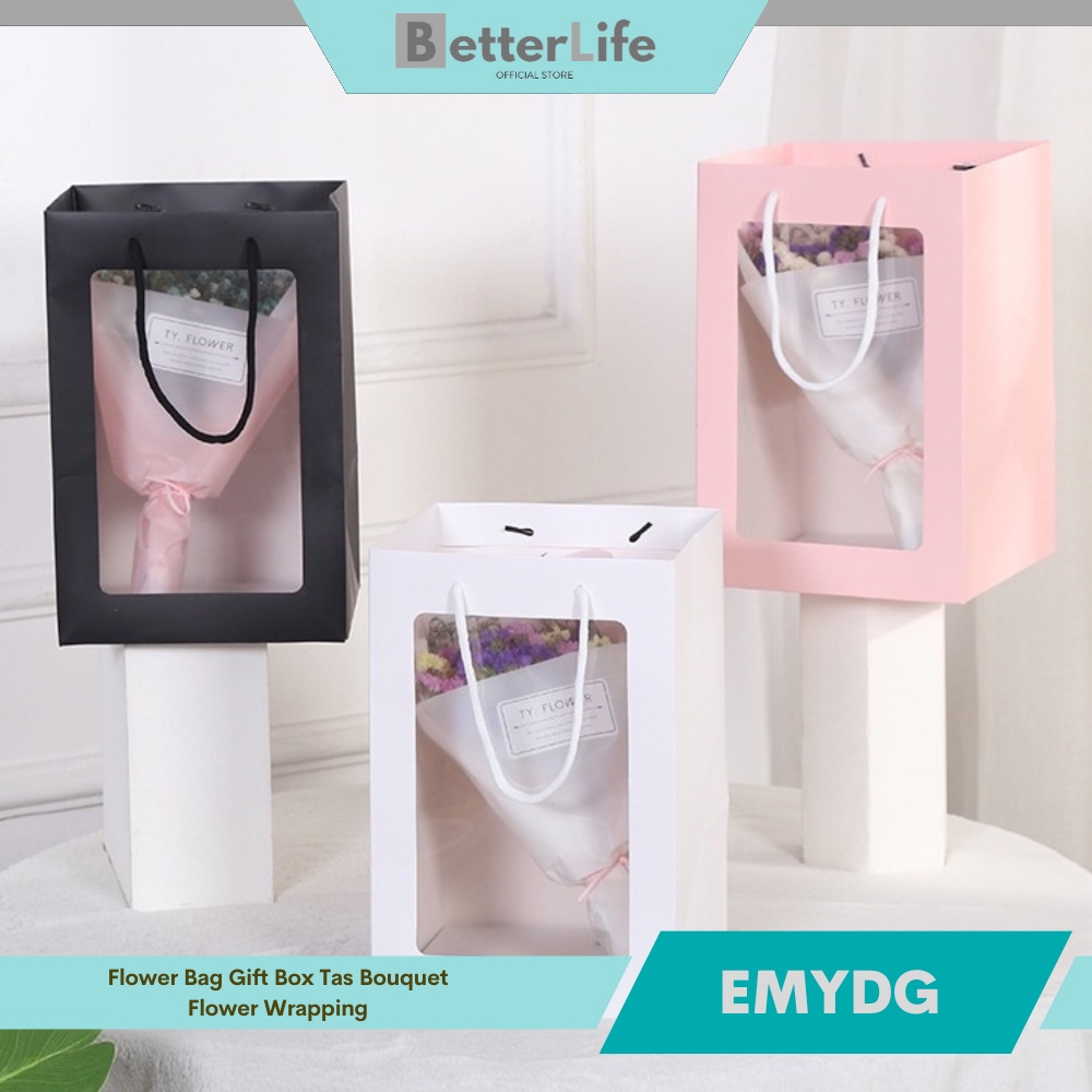 

Better Life - Flower Bag Gift Box Tas Bouquet Flower Wrapping EMYDG