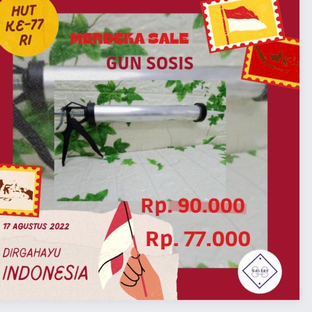 

Tembakan Silicone Sealant Sosis / Gun Sosis