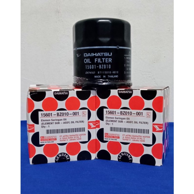 FILTER OLI DAIHATSU XENIA /AVANZA 15601-BZ010-001
