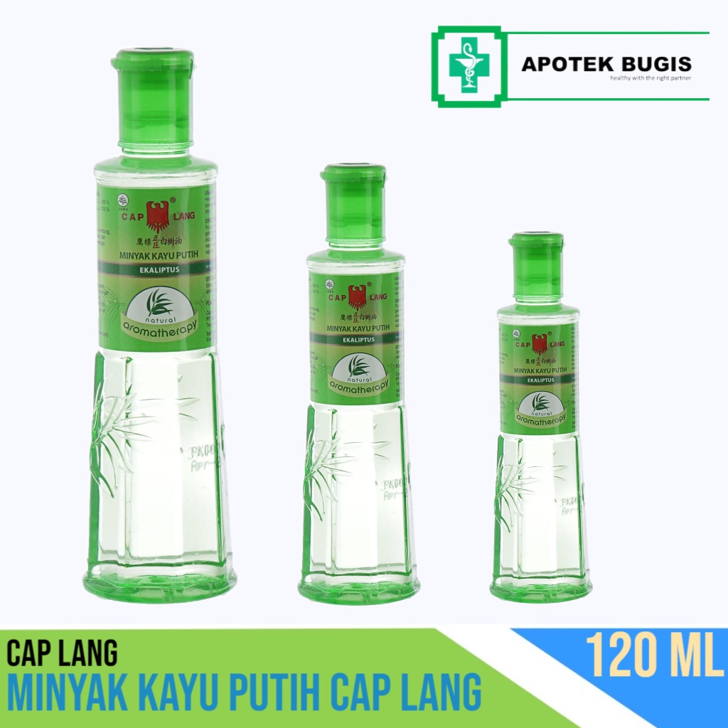 CAP LANG Minyak Kayu Putih Cap Lang 120 mL Masuk Angin Minyak telon Aromaterapy