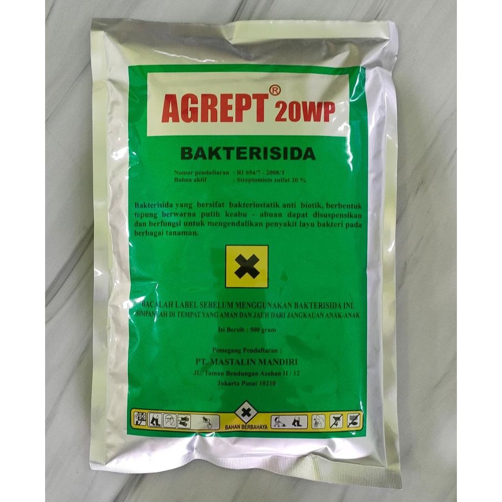 Bakterisida-Bakterisida Agrept 500gr