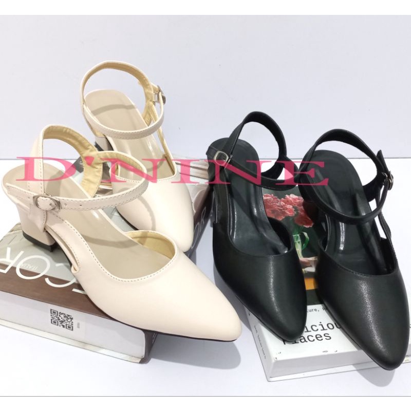 DILLA HD 08 Sepatu Wanita sepatu hak mules 5cm