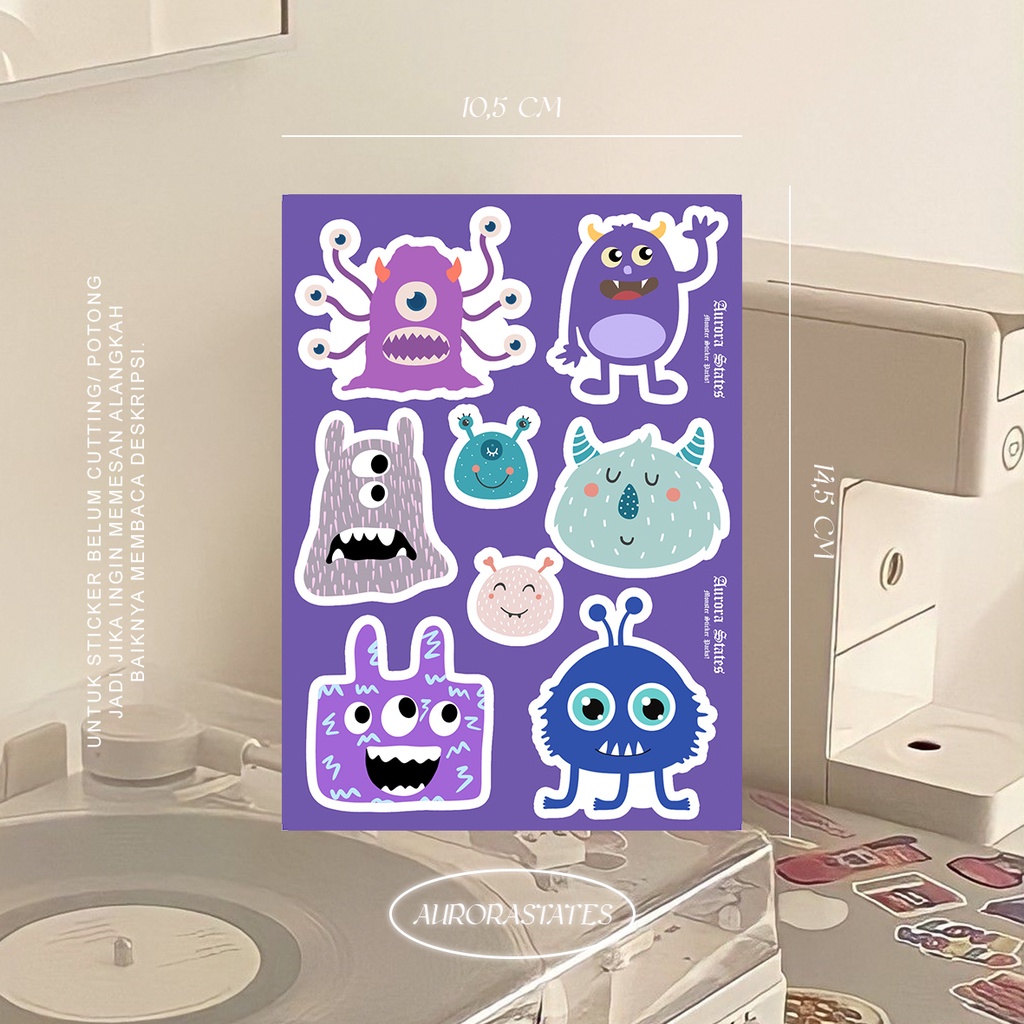 

MONSTER INC STICKER AESTHETIC | STIKER MONSTER | STICKER CASE | STICKER LAPTOP | STICKER HELM