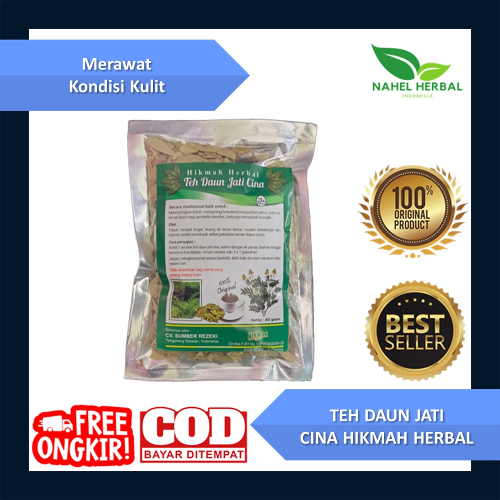 Diskon TEH DAUN JATI CINA BUBUK HIKMAH PENGHILANG LEMAK PERUT BUNCIT PRIA WANITA - OBAT HERBAL PENGU