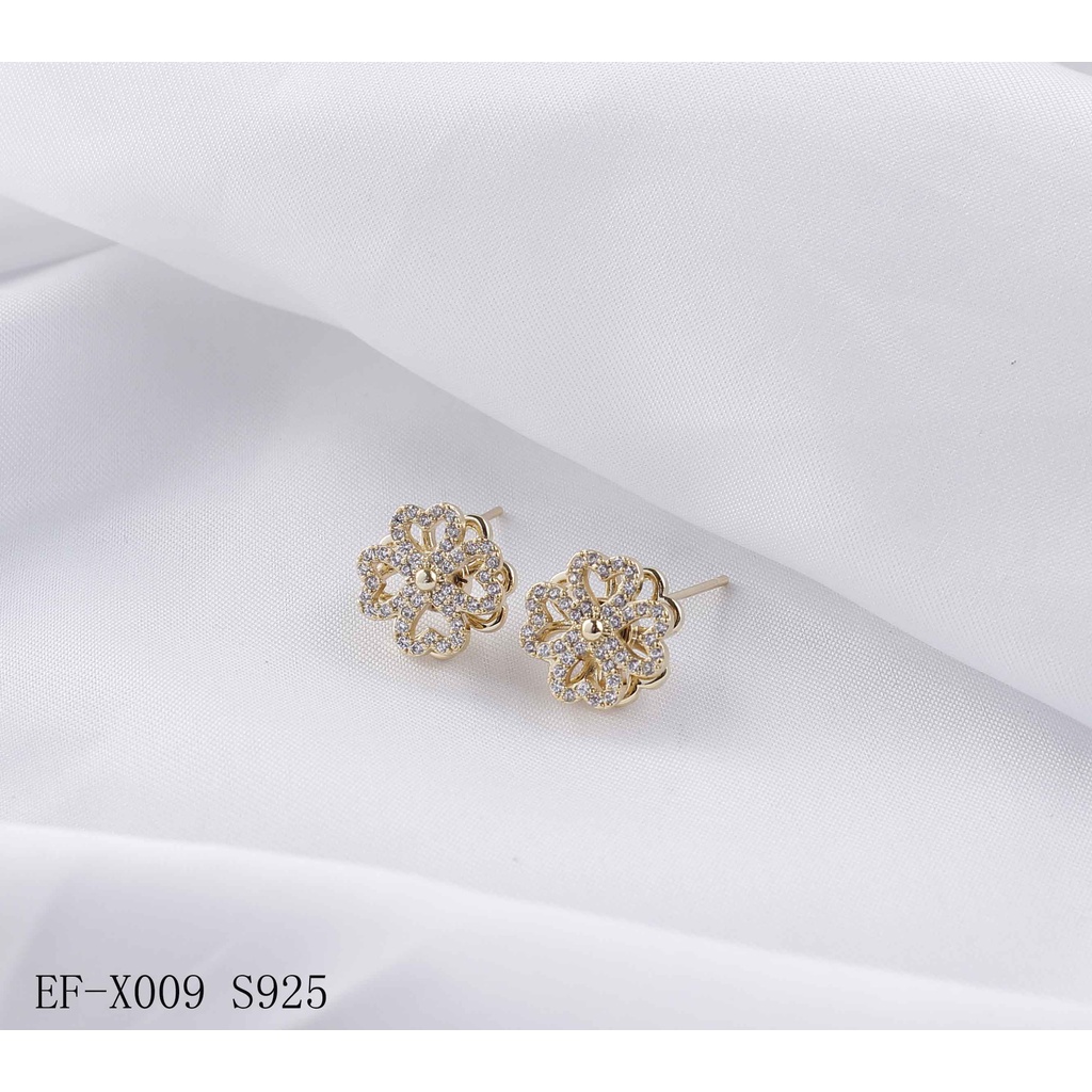 Set Perhiasan Anting Dan Cincin Mata Full Perhiasan Wanita 017/S925