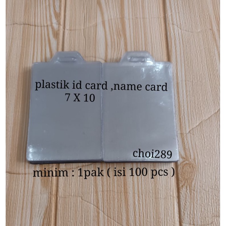 

plastik name card , plastik id card , plastik nameteg ukuran : 7 X 10cm