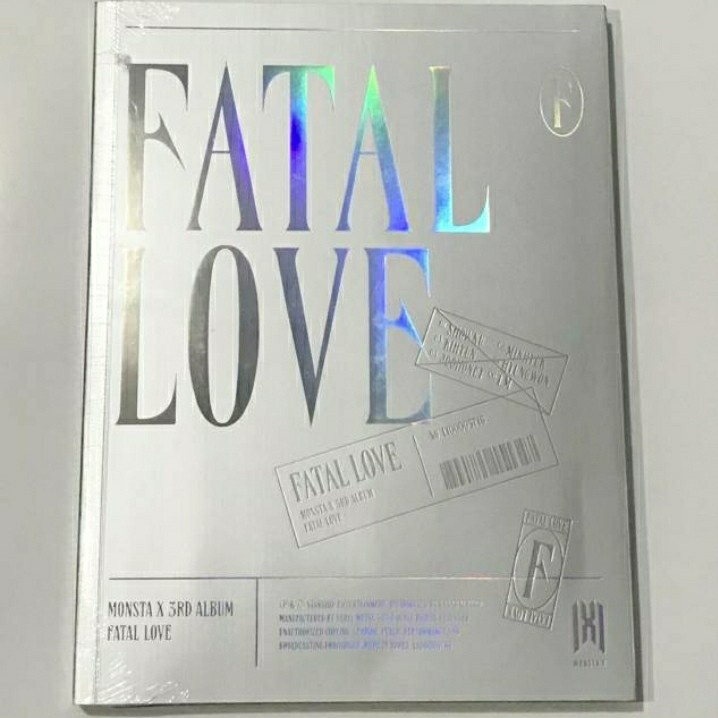 MONSTA X - FATAL LOVE Sealed 3rd