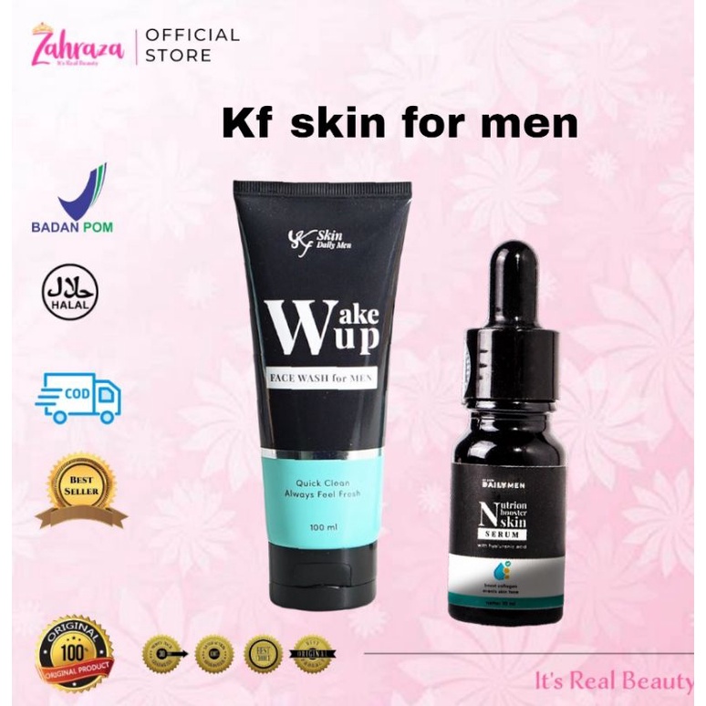 KF SKIN FOR MEN WAKE UP MENCERAHKAN WAJAH