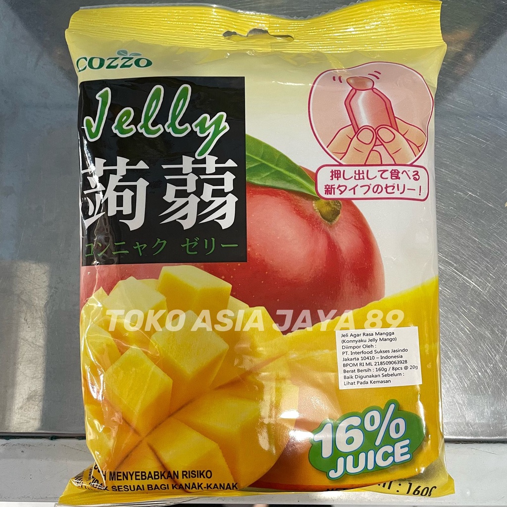 

Cozzo konyaku jelly rasa mangga