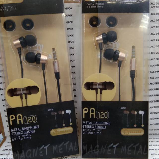 [PA-120] HANDSFREE HEADSET PAPADA EARPHONE PAPADA PA-120