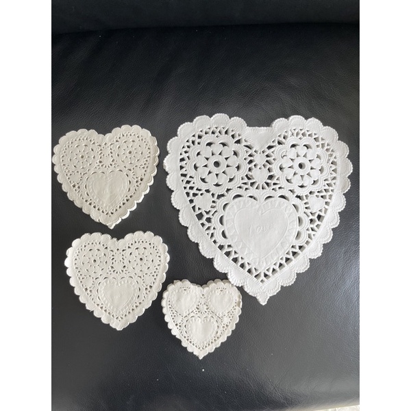 

PaperDoyleys10pcs/hati/4"/5”/5.5”/10.5”/tatakan makanan/dekor