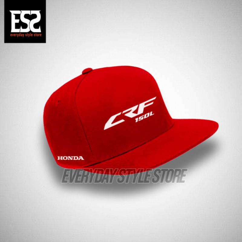Topi Pria / Snapback / Aksesoris Fashion / Hip Hop / Racing / Otomotif /Hat Honda CRF 150L