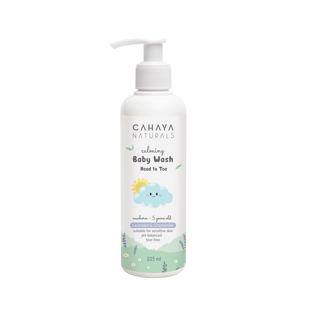 Jual Cahaya Naturals Calming Baby Wash Head to Toe (Sensitive Skin