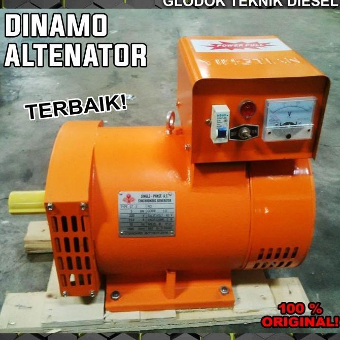 Jual Dinamo Alternator Pembangkit Listrik ST 7.5 7,5 KW Altenator ...