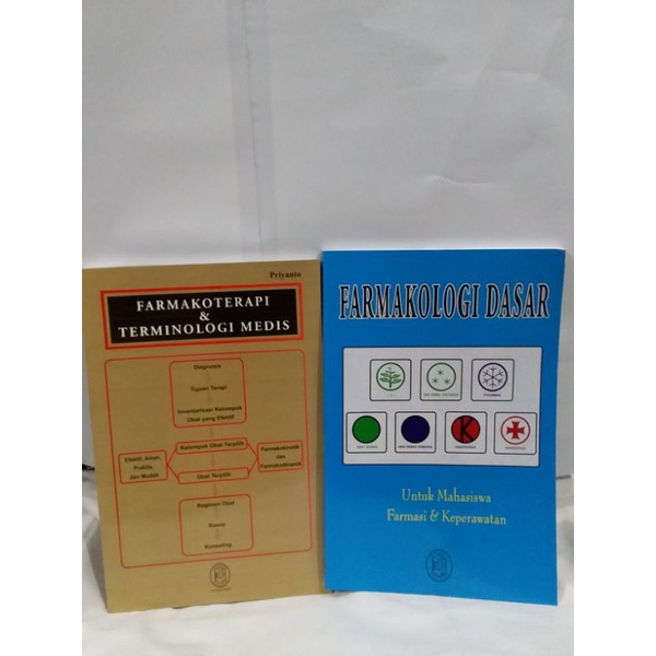 Jual Paket Buku Farmakologi Dasar Dan Farmakoterapi Terminologi Medis