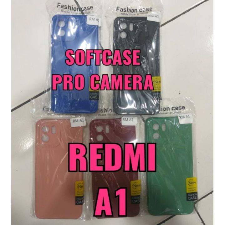 Redmi A1 Softcase Pro Camera, Fashion Case Redmi A1 , Casing Redmi A1